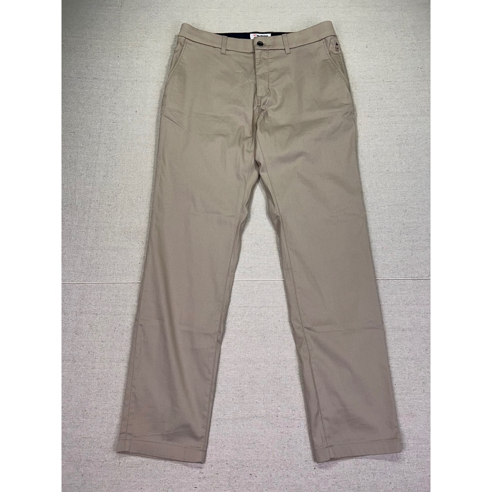 Birddogs Khaki Chino Pants Mens 32 Tan Straight Leg Stretch Cotton Blend
